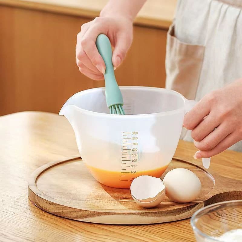 New Egg Filter Bowl, Rice Washing Small Fruit Cleaning Bowl, Egg Beating Cup Direct Sales, Food-grade Kitchen Measuring Cup Same Style