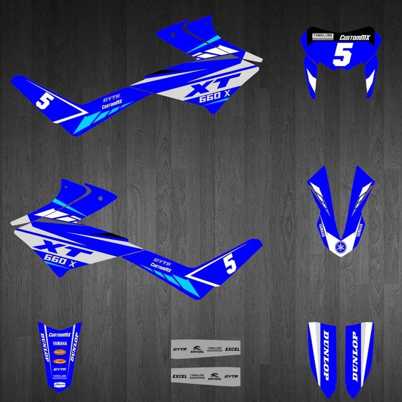 Off-road Motorcycle Stickers Compatible with YAMAHA 08-15 XT 660 X Car Stickers, Film, Decals RK