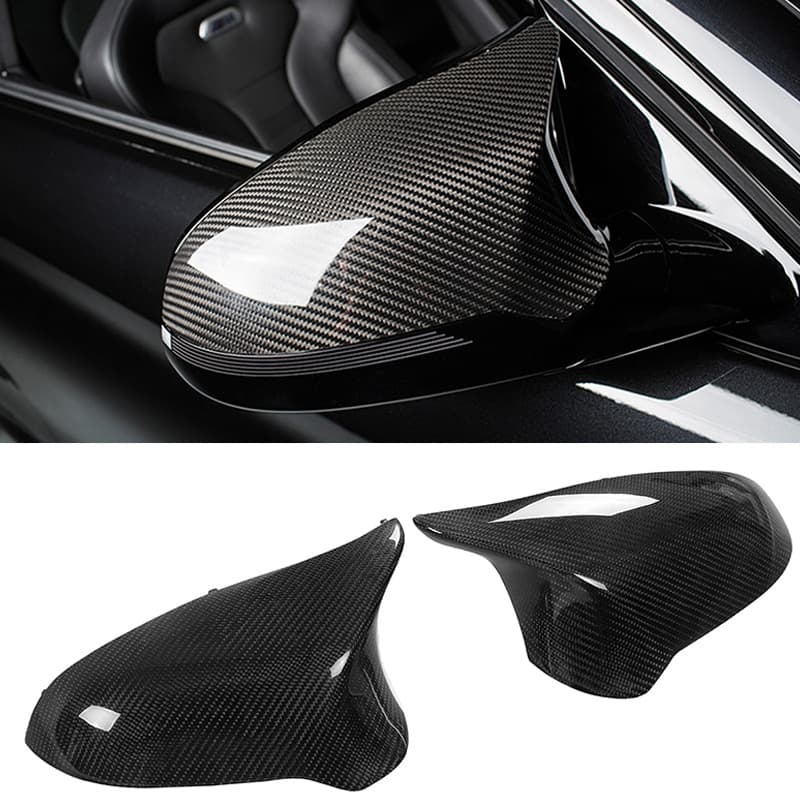 Carbon Fiber Mirror Cap for BMW 4 Series F80 F82, Replacement Cowl Mirror Cover for F80 M3 F82 M4