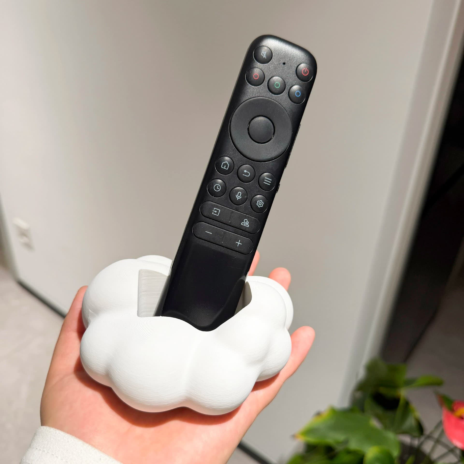 Best-selling 3D Printed Cloud-Shaped Remote Control Holder, Home Storage, Money-Saving, Eco-Friendly Organizer