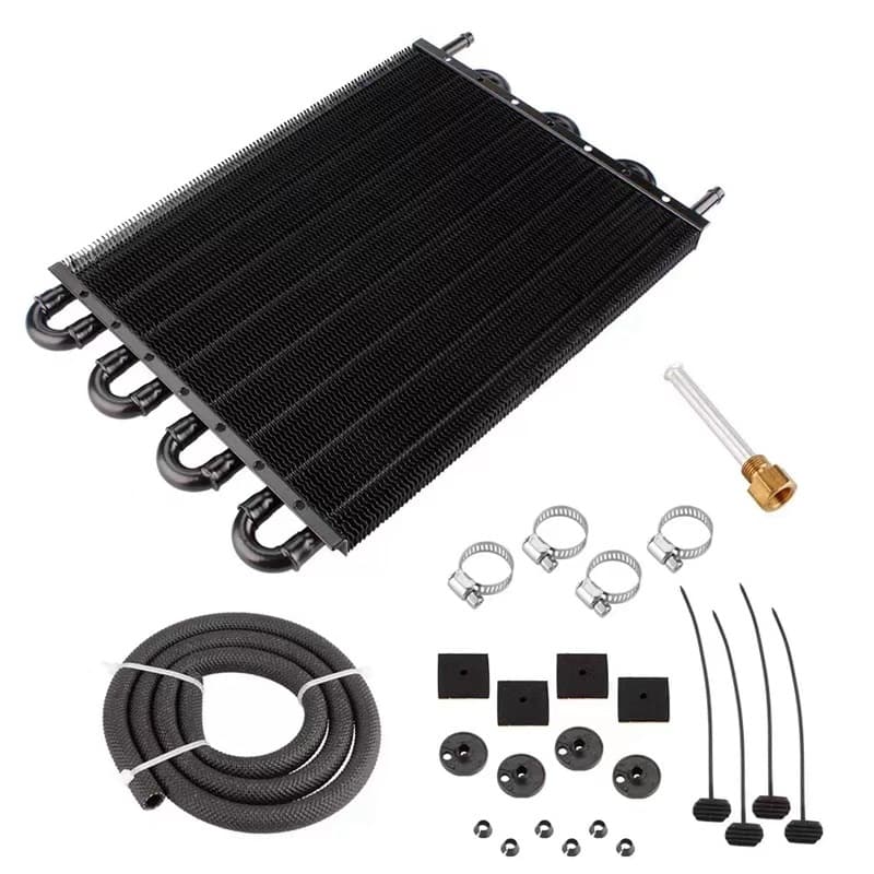 Car modification accessories air conditioning pipe belt condenser pipe oil cooler radiator 4-row 6-row 8-row 10-row