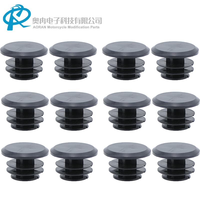 Mountain Bike Rubber Grip Plug Bar End Plug Motorcycle Handlebar Grip Plug Suitable for 22MM Plastic Bar Plug