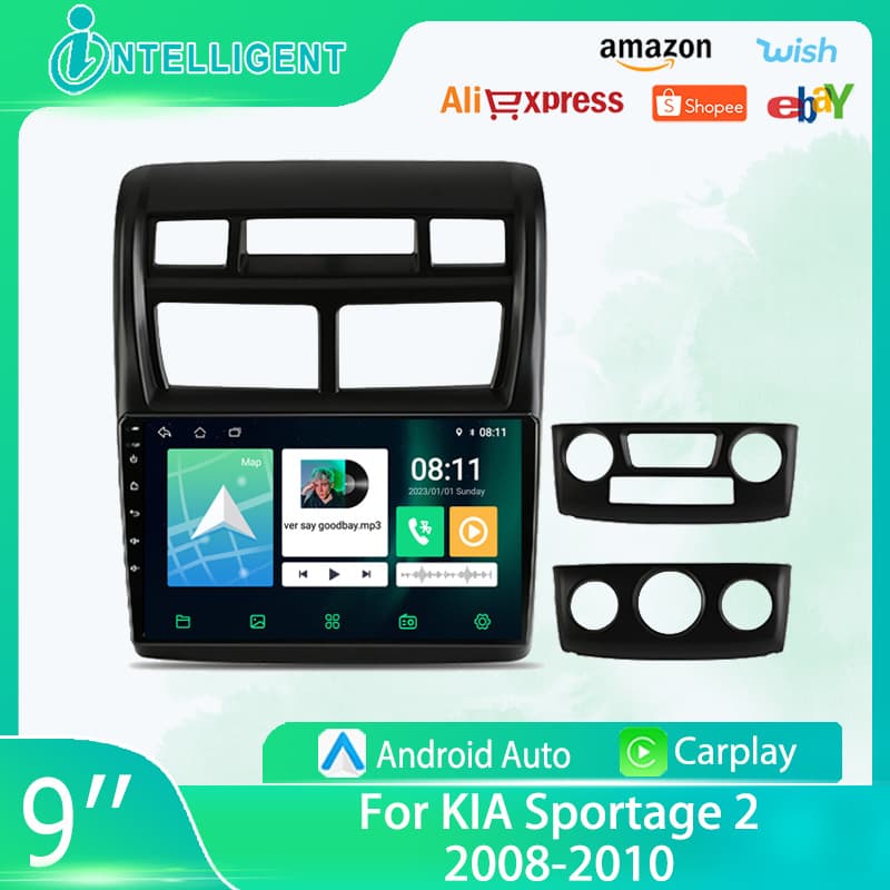 Car GPS Android Navigation Bluetooth Reverse Camera Player for Kia Sportage 08-10
