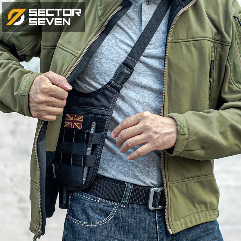 Section 7 Spider-themed Invisible Shoulder Bag, Agent-style Anti-theft Wallet, Military Fan's Hidden Pocket Under Arm