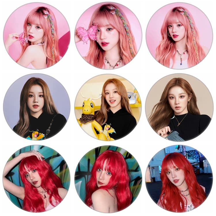 GIDLE Group Merchandise Song Yuqi Badge Running Man Badge Support Same Style G126-163