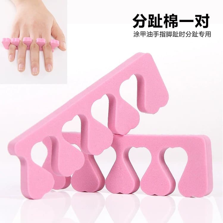 Nail tool supplies sponge finger splitter disposable isolation fixed foam finger cotton nail finger split cotton