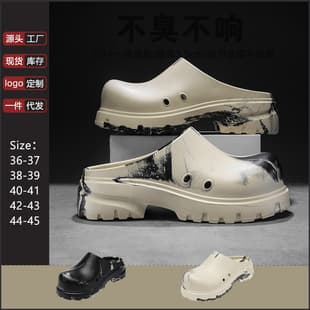 Men's Croc Sandals Summer Camo Cool Slippers Fashion Cloud-Like Non-Slip Couple EVA Trendy Thick Sole Slippers