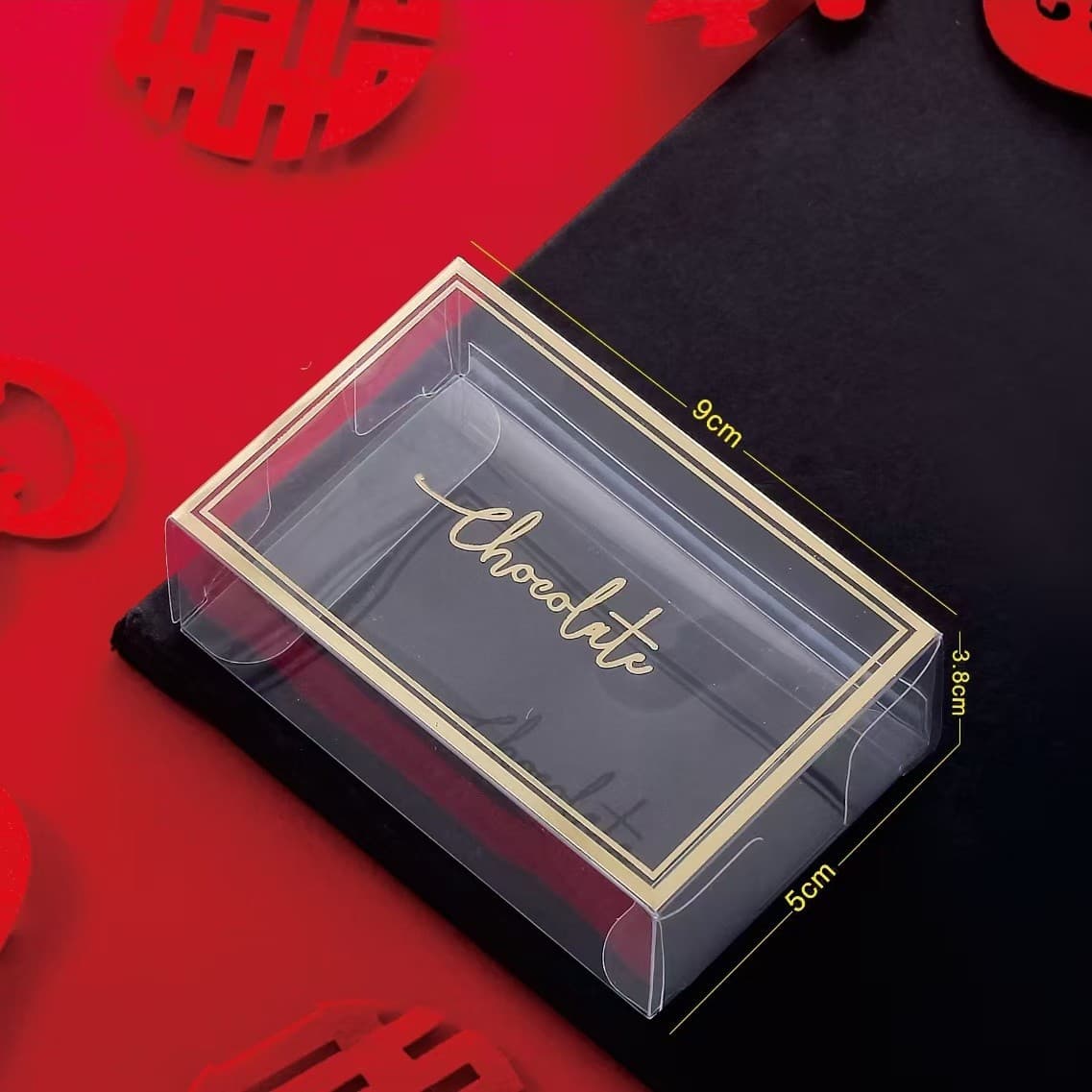 New Chocolate Candy Box Premium Wedding Engagement Chocolate Box Empty Box PVC Transparent Box