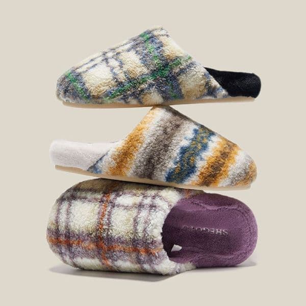 Couples Cotton Slippers, Autumn/Winter Home Korean Style Cotton Shoes, Anti-Slip Plush Slippers, Warmth Men/Women New Style Thick Sole