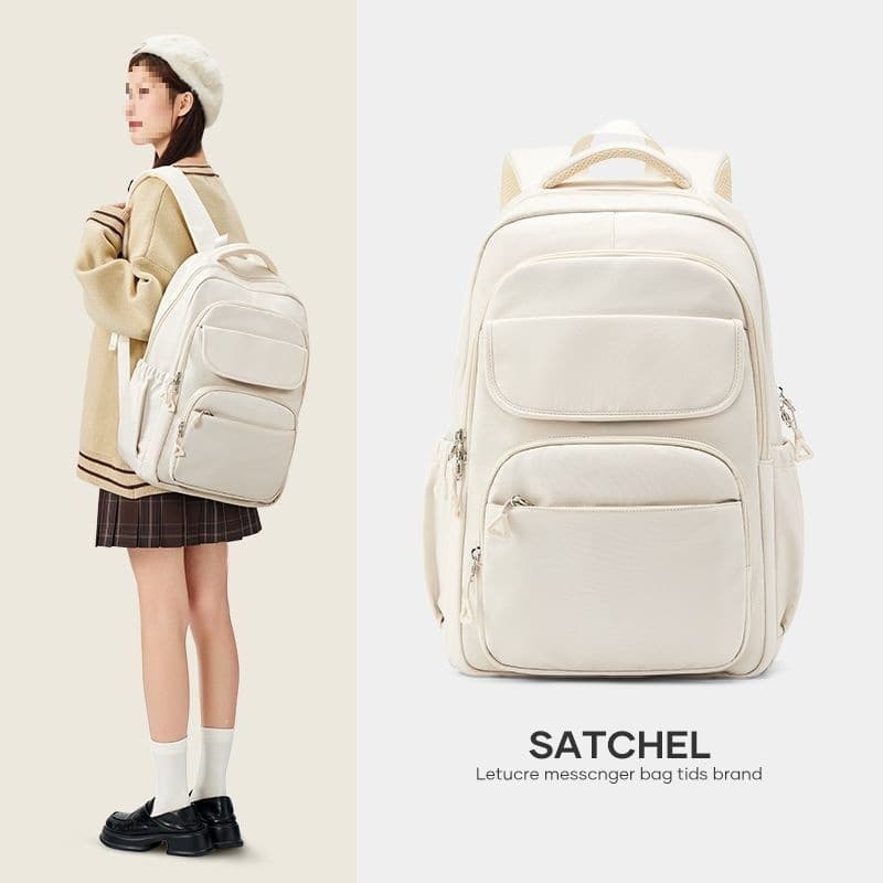 New Women's Large-Capacity Casual Campus Backpack for College Students, Travel, Commute, and Laptop