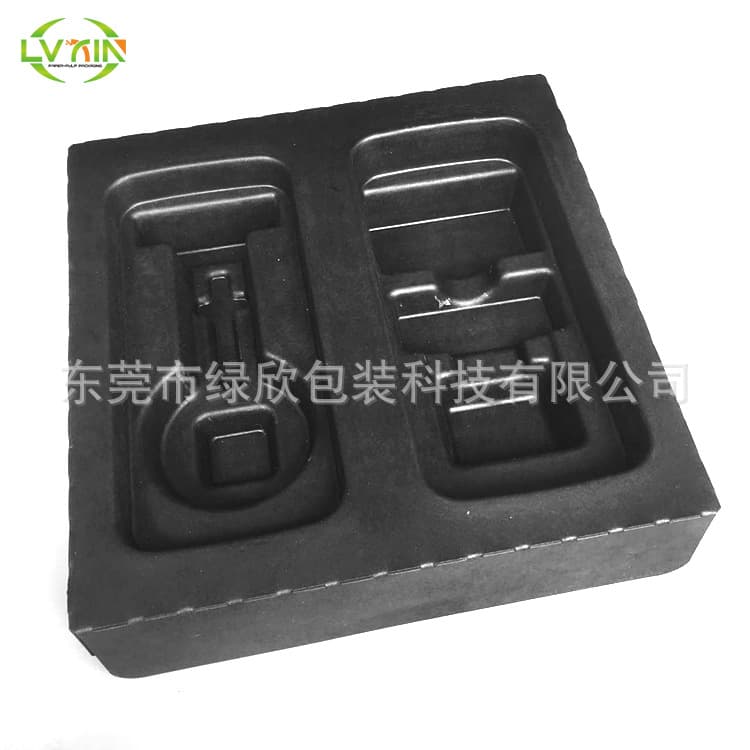 Eco-friendly pulp, pulp molding product inner liner protective paper trays, damage and shock-proof paper-plastic trays