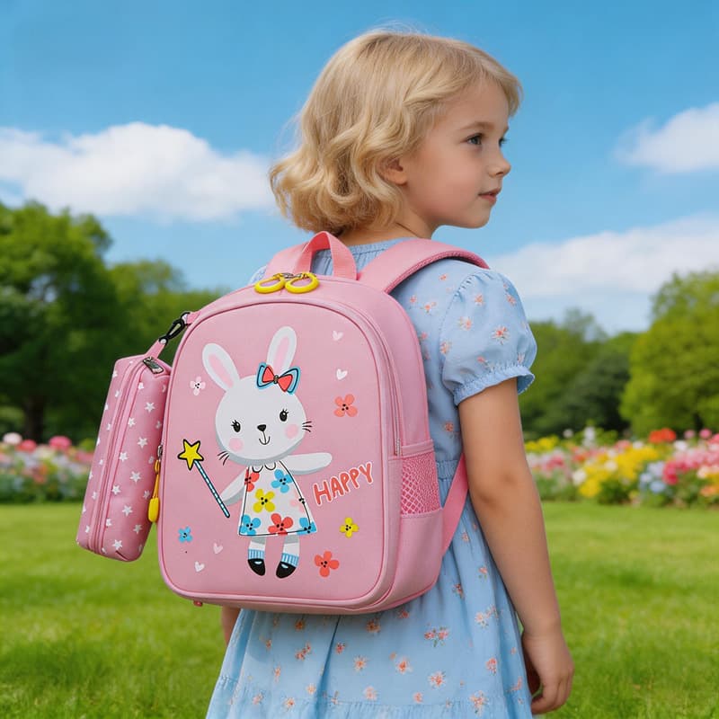 New Kindergarten School Bag Girls Korean Version Cute 3-6 Years Old Baby Kindergarten Children's Backpack for Large, Medium and Small Classes