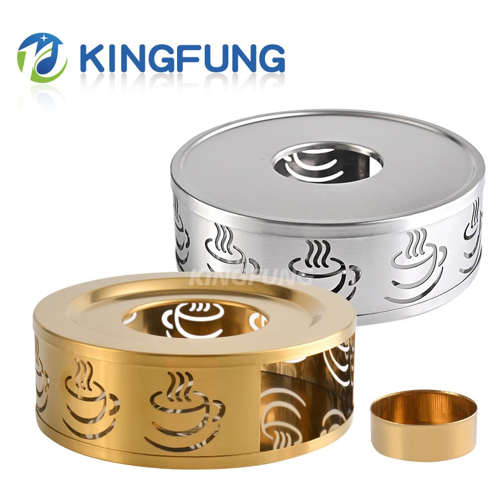 Cross-border heating base teapot, tea warming stove candle teapot heat preservation, stainless steel tea warmer