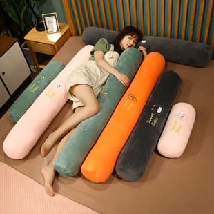 Cylindrical Body Pillow for Sleeping, Side Sleeper Hug Pillow for Women, Long Leg Pillow for Men, Dormitory Bed Companion