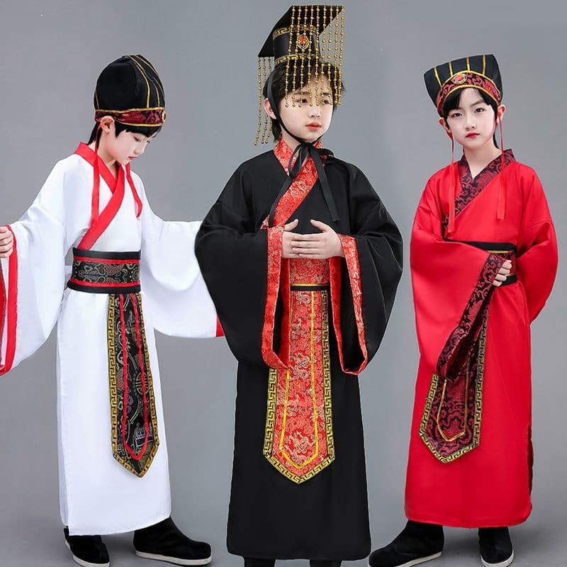 Ancient Costume Lu Su, Qin Shi Huang, Han Dynasty Emperor Performance Costume, Han Dynasty Emperor Clothing, Qin Dynasty Film and TV Drama Performance Costume