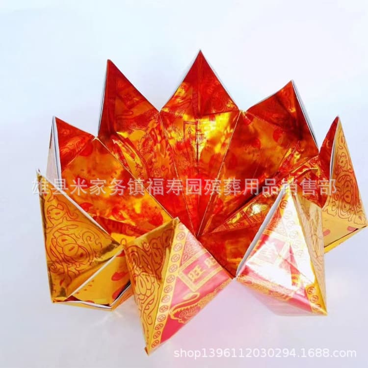 Free shipping on 8-petal golden lotus flower basins, paper products, gold bar bags, gold ingots, and semi-finished products from the manufacturer.