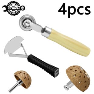 Car Tire Repair Press Roller Scraper Grinder Bowl Grinding Head Tire Repair Tool Kit Roller Grinding Head Wholesale