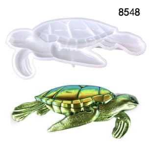 Turtle Wall Hanging Epoxy Resin Mold DIY Turtle Wall Decoration Hanging Ornament Semi-3D Turtle Silicone Mold