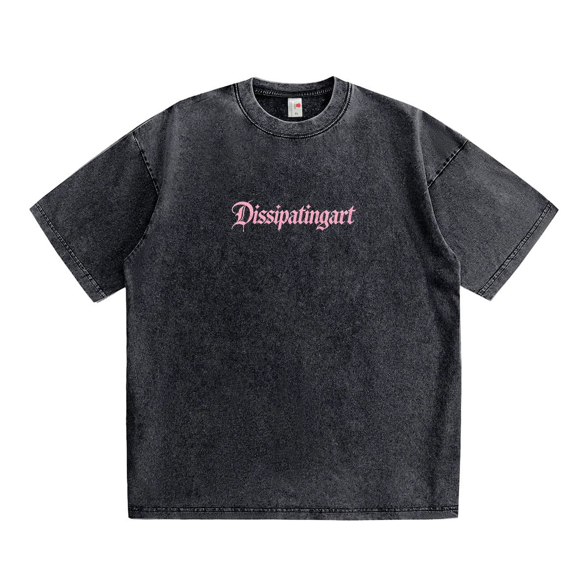 American Vintage Washed Cross Wings Short Sleeve T-Shirt Unisex Oversized Cotton Tee