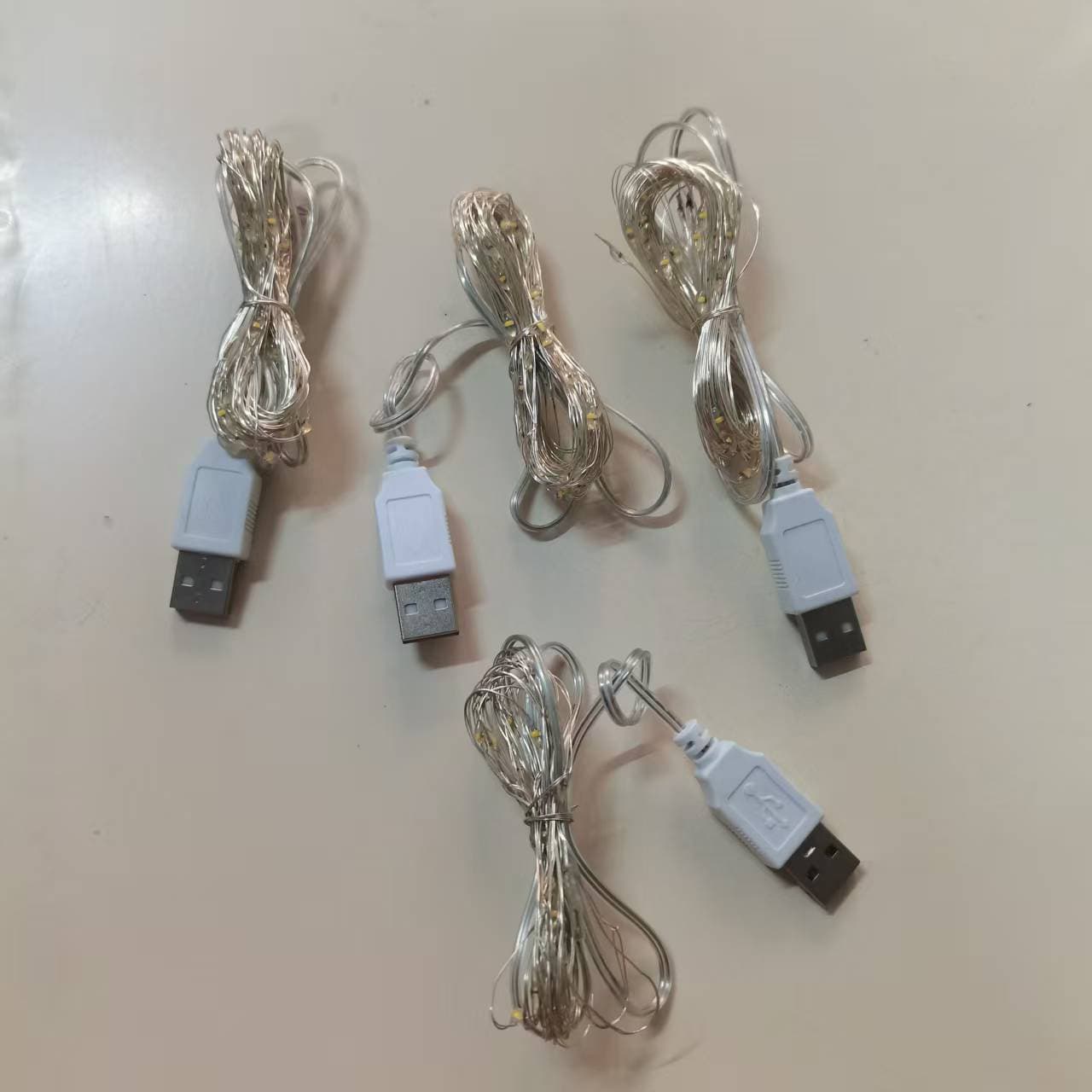 USB interface copper wire light string LED power bank decorative light string copper wire light Christmas holiday lantern star string light