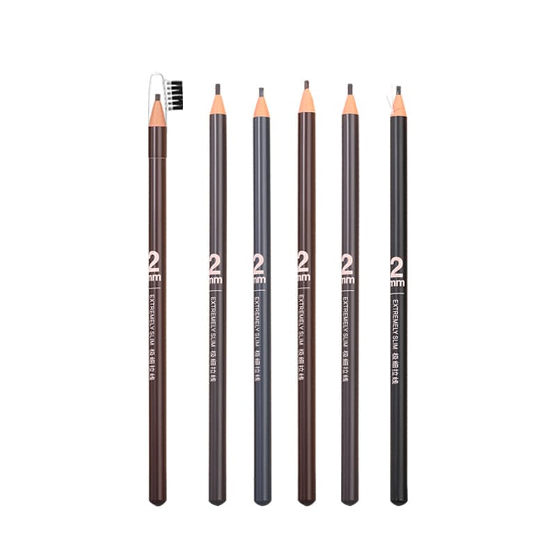 Hengsi Fine Line Eyebrow Pencil Waterproof Sweat-Resistant Smudge-Proof Precision Quick-Drawing Natural-Looking Fine Eyebrow Pencil Wholesale