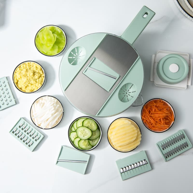 Multifunctional Stainless Steel Manual Slicer, Shredder, Vegetable Cutter, Potato Grater, Shredder, Kitchen Tool