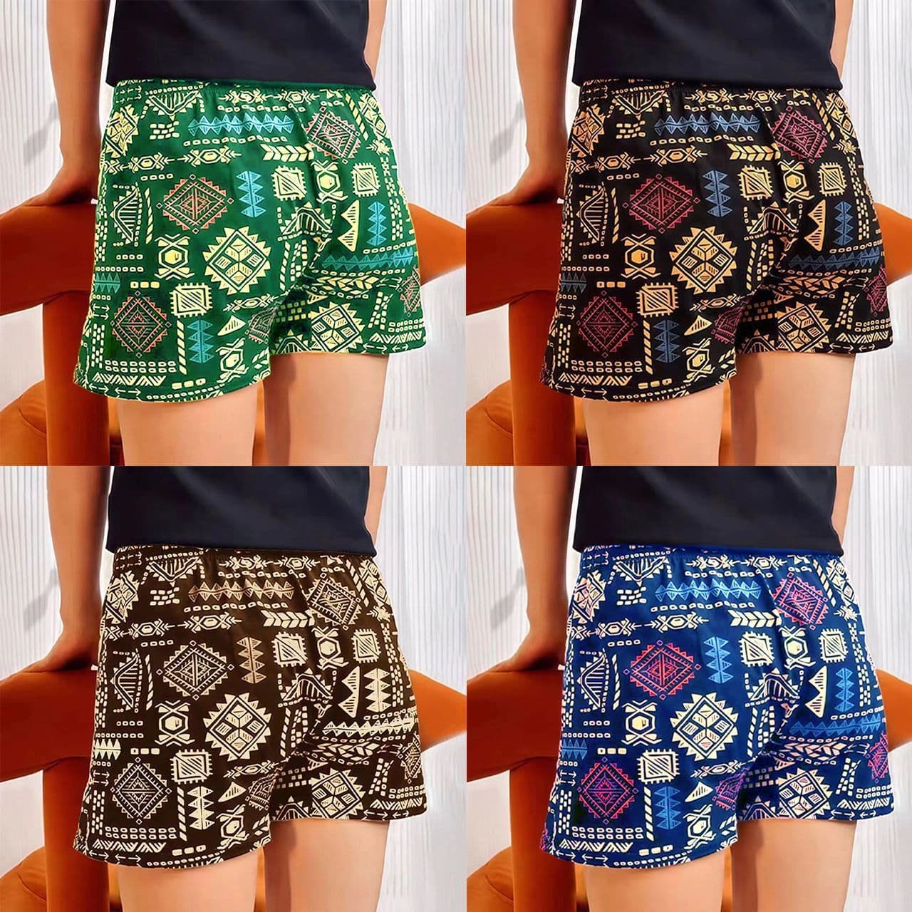 Wholesale exclusive Arrow pants ethnic style men's underwear American retro Arrow pants casual loose sports boxer briefs