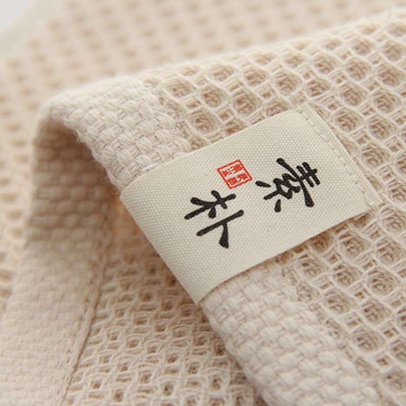 Pure Cotton Hotel Advert Towel Japanese Style Honeycomb Face Towel Bulk Purchase High Quality 32 Thread Count Towel