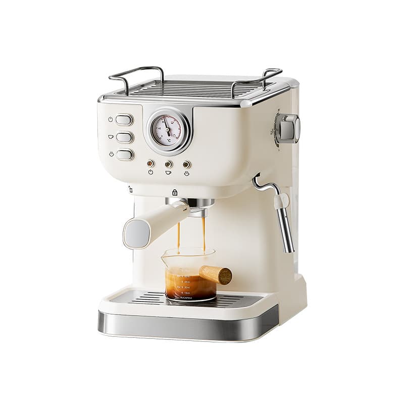 Cross-border Supply Semi-Automatic Espresso Coffee Machine for Home Office High Pressure Steam Milk Frother Coffee Maker