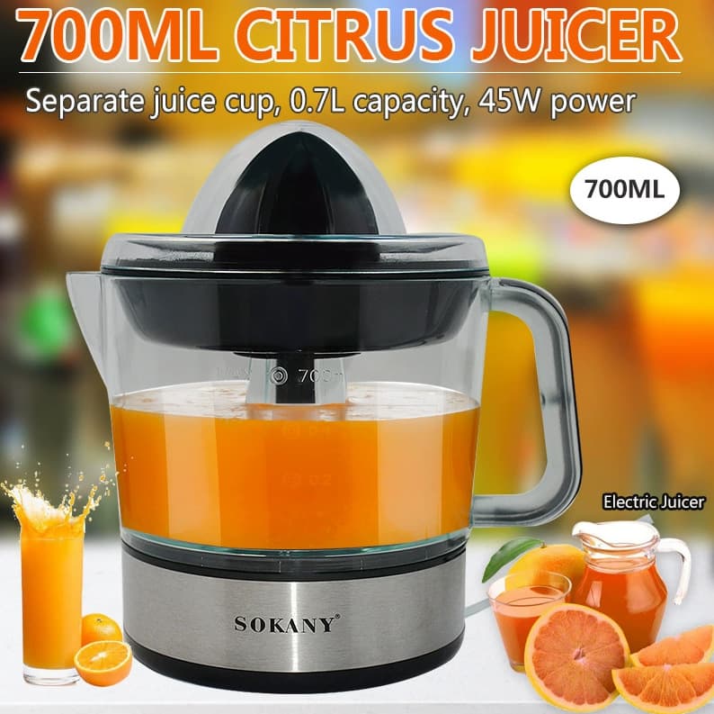 Cross-Border Summer Hot Selling Drop Shipping 623D Household Electric Juicer Juice Separator Orange Juicer Wholesale