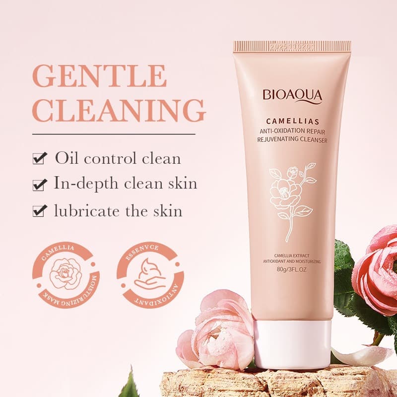 BIOAQUA Camellia Antioxidant Skincare Set Face Cream Cleanser Cross-border Wholesale