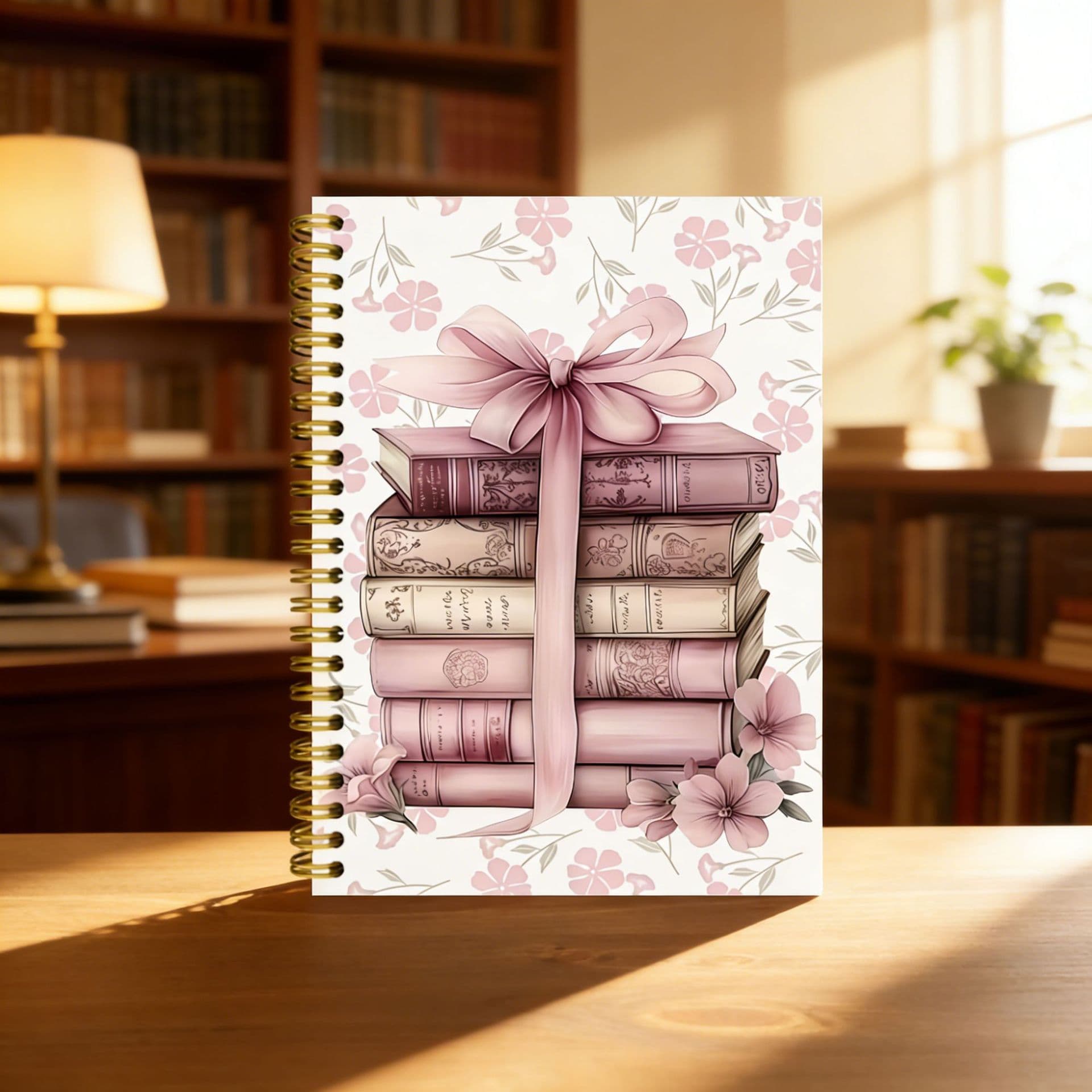 2026 New Cross-border Coil Notebook, Cute Bow Logo Design Diary, Free Shipping for 10 Packs