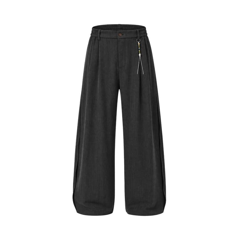 Jiezhan Men's Wear | Old Money Style Straight-Leg Casual Trousers 26 Fall/Winter New Arrival Vintage Premium Drape Wide-Leg Casual Pants