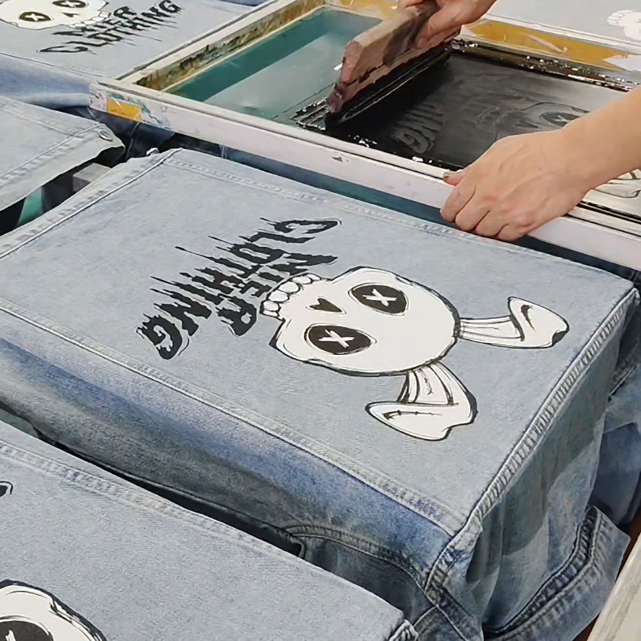 Custom Screen Print T-Shirt, Hoodie, Denim Jacket - Source Factory, Small Batch
