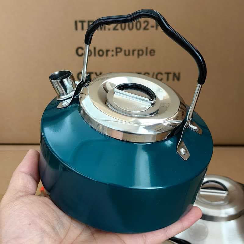 Brew Your Favorite Tea on Camping Trips 304 Stainless Steel Kettle Outdoor Teapot Portable Open Flame Water Boiling Kettle