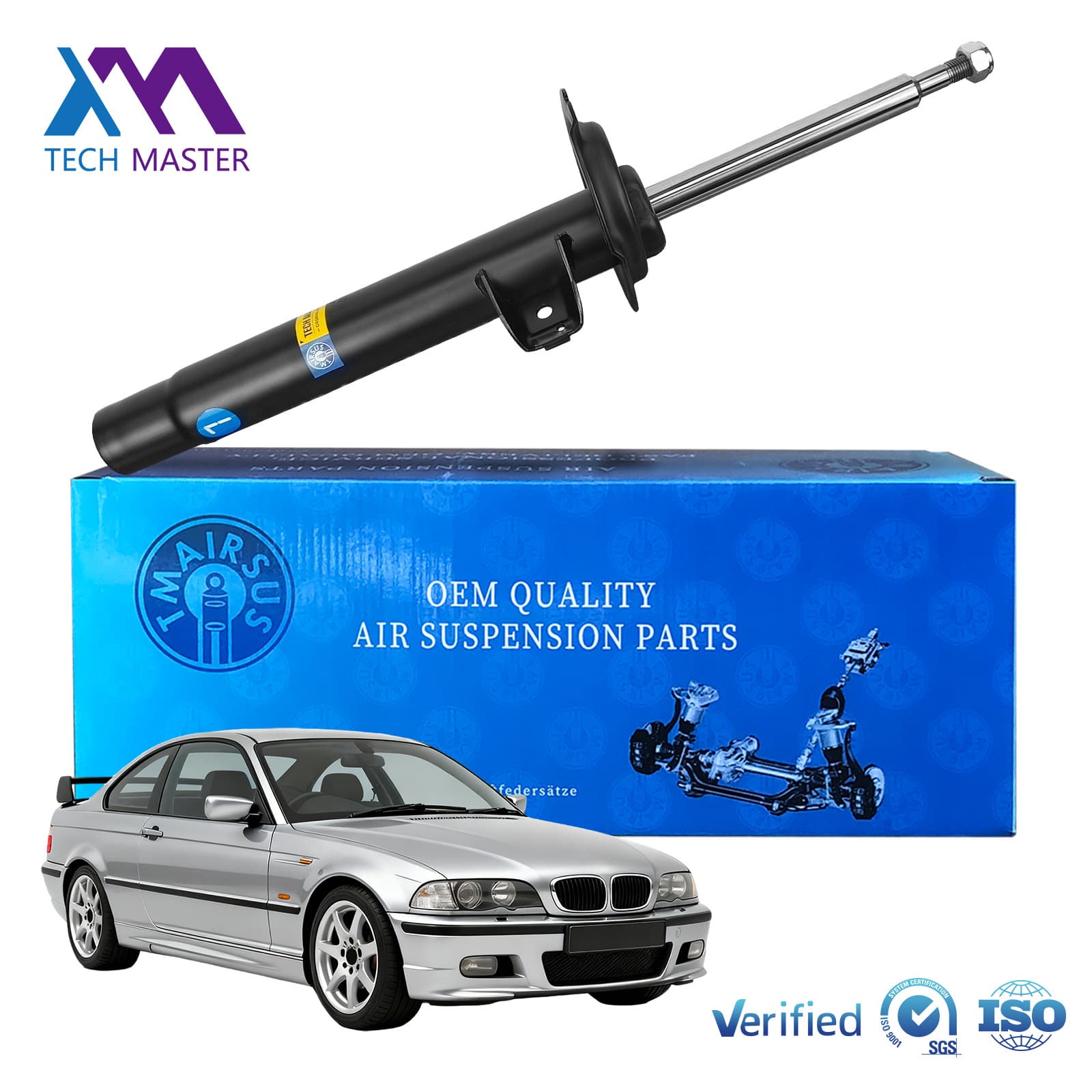 Cross-border dedicated car shock absorber 290985 fits BMW E46 front left