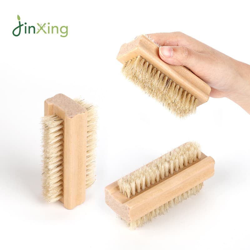 Bristle Nail Brush, Wooden Cleaning Brush, Nail Art Tool, Wood Cuticle Brush, Dust Brush Wholesale Cross-border