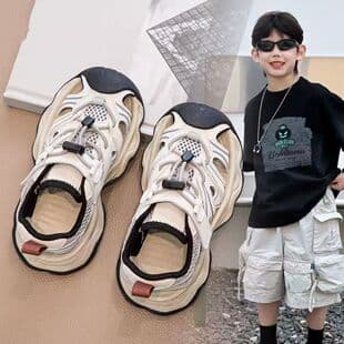 Boys' Sandals 2026 New Style Children's Shoes Summer Boys' Casual Sports Sandals Breathable Boys' Thin Style