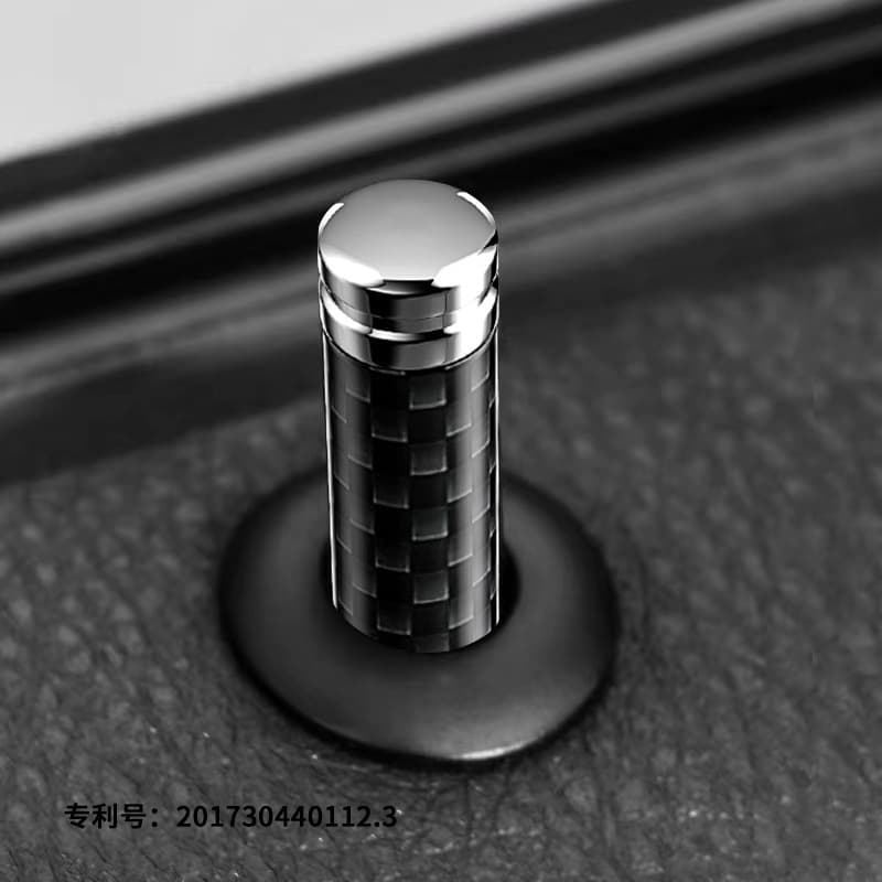 Universal Carbon Fiber Door Pull Pin for Cross-Border Automotive Use, with Dedicated Door Pull, Genuine Carbon Fiber, Compatible with Mercedes-Benz and BMW
