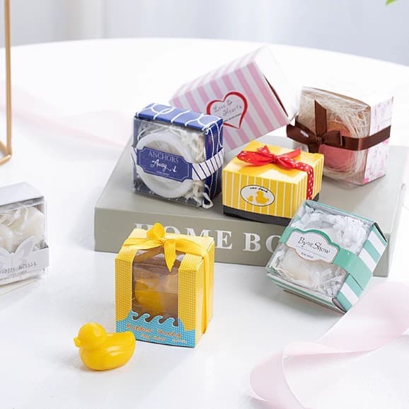 Mini soap favors for National Day/Mid-Autumn Festival/wedding return gifts, promotional event souvenirs, hotel disposable soap wholesale