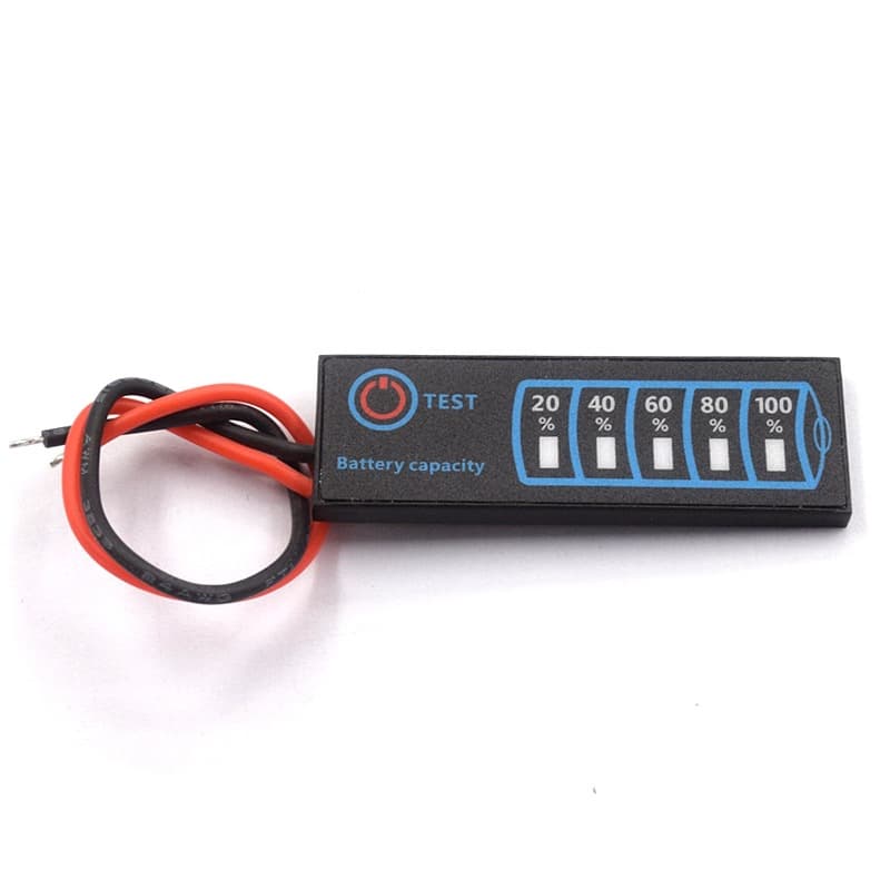 DC5-30V Lithium / LiFePO4 / Lead-Acid Battery Pack Percentage Indicator Board Battery Level Display