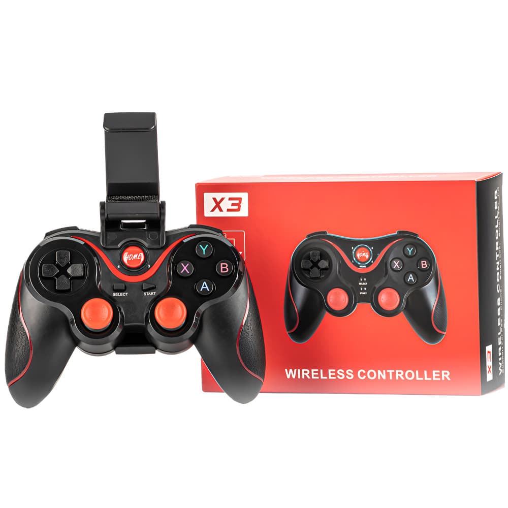 Wireless Game Bluetooth Controller X3 Mobile Game Controller Supports iOS/Android Phone Controller
