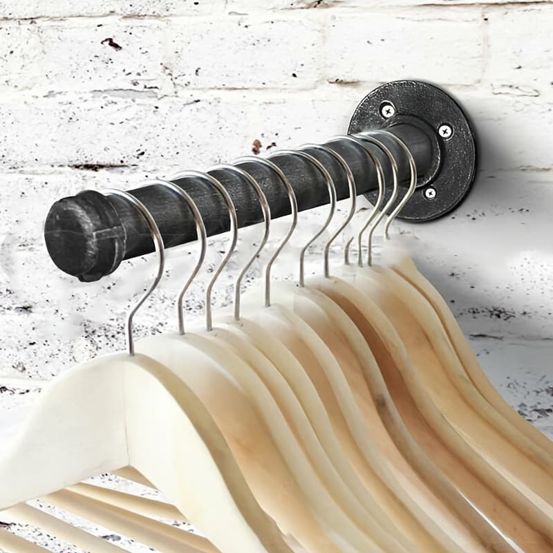 Cross-border exclusive 1pc URTUE industrial pipeline design metal hanger, multi-purpose unfinished wall mount