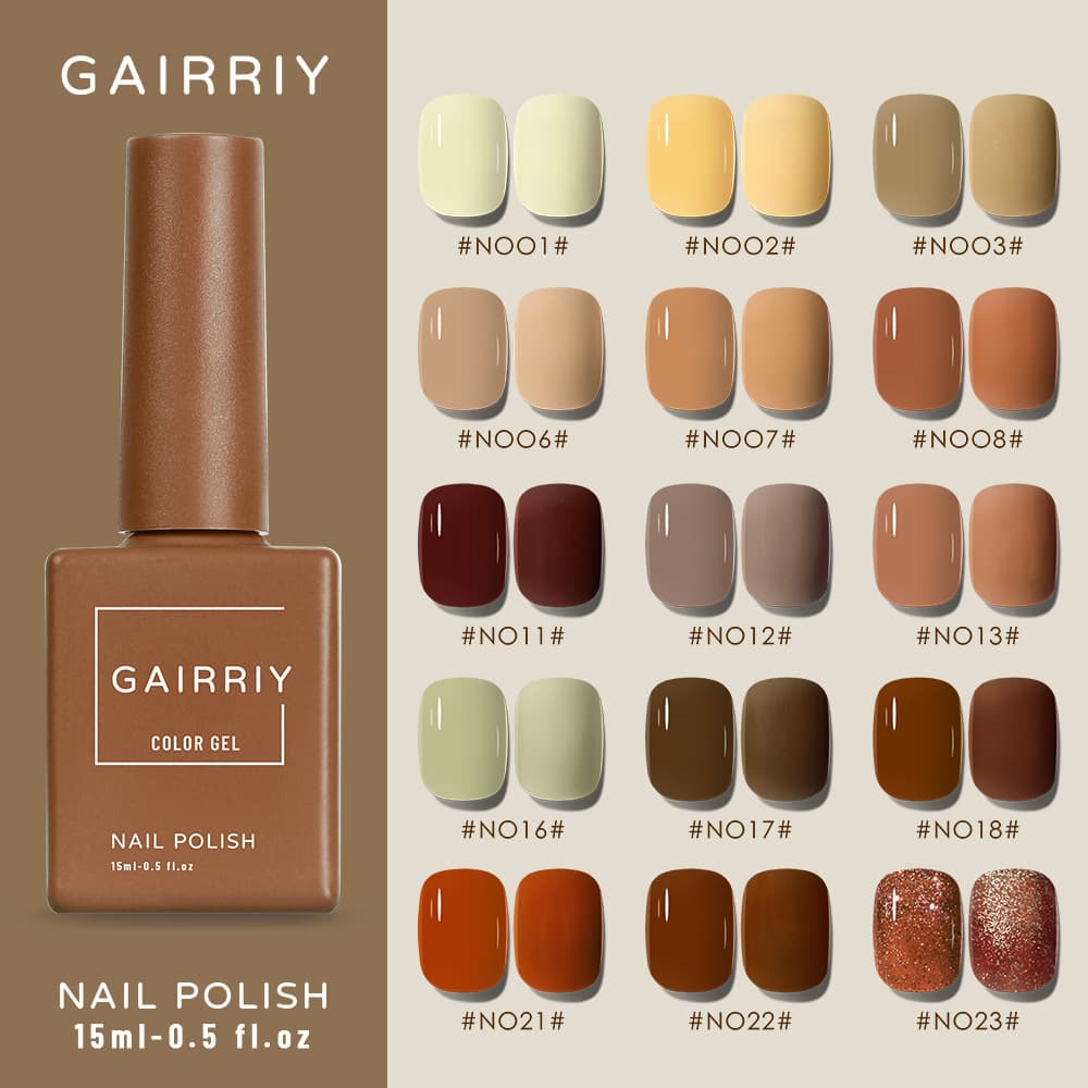 Caramel Milk Coffee Nail Gel 2023 New Trendy Coffee Brown Gel Polish for Nail Art