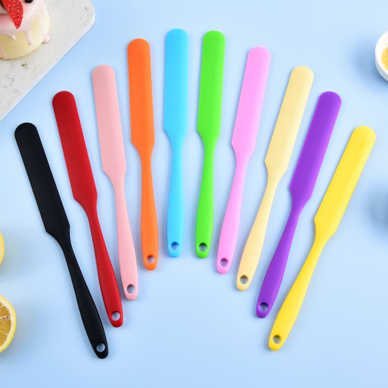 Factory Direct Wholesale Silicone One-Piece Spatula Cake Butter Mixing Spatula Baking Tool Silicone Scraper