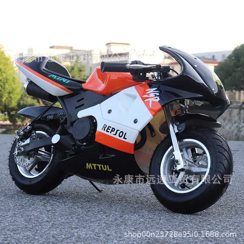 49Cc Motorcycle Small Track Racing Kidsren's Motorcycle Adult Small and Medium-Sized Sports Car Gasoline Electric Car Two-Stroke Four-Stroke