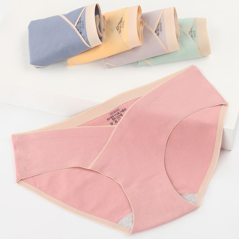 Wholesale Maternity Underwear for Women, Low-Rise Seamless Cotton Thin Large-Size Breathable Briefs for Pregnancy and Late Pregnancy