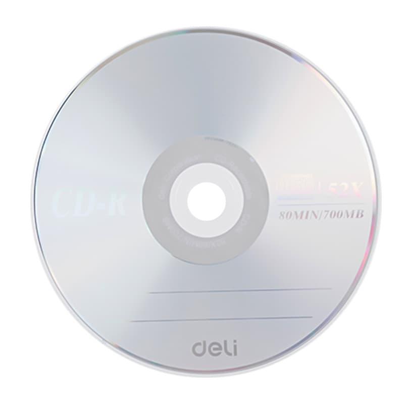 Deli 3725-CD-R (Frosted Silver) (50 Discs/Tube)