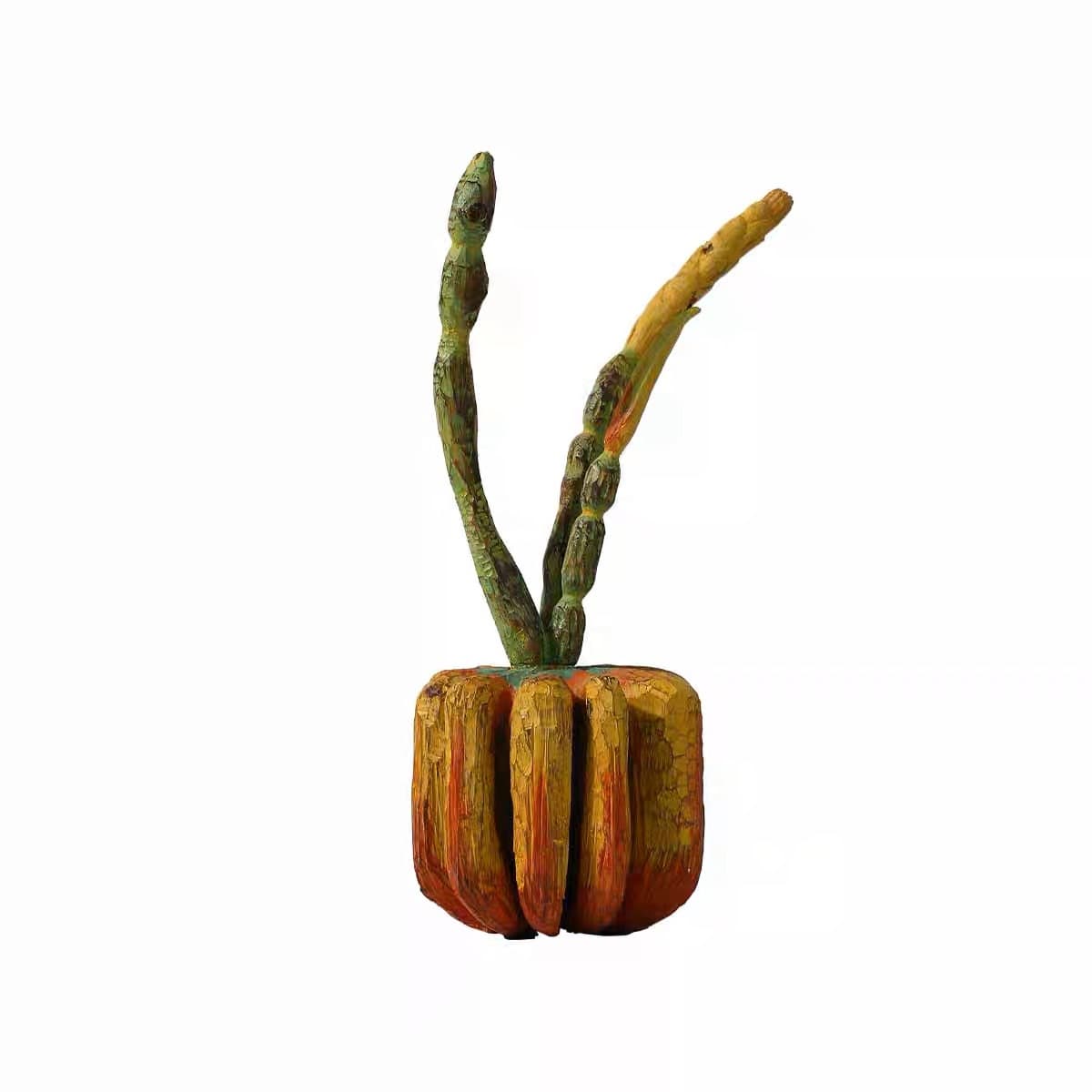 Modern Luxury Art Colorful Pumpkin Fruit Creative Decoration Desktop Kitchen TV Cabinet Ornament Showroom