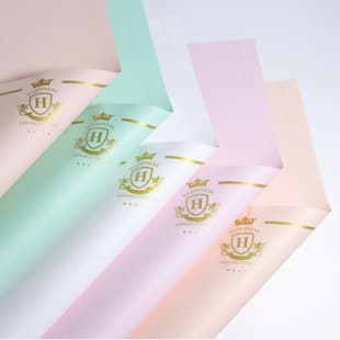 Export Crepe Paper Queen Wrapping Paper Waterproof Floral Material Bouquet Special Wrapping Paper Fresh Flower Wrapping Paper Wholesale